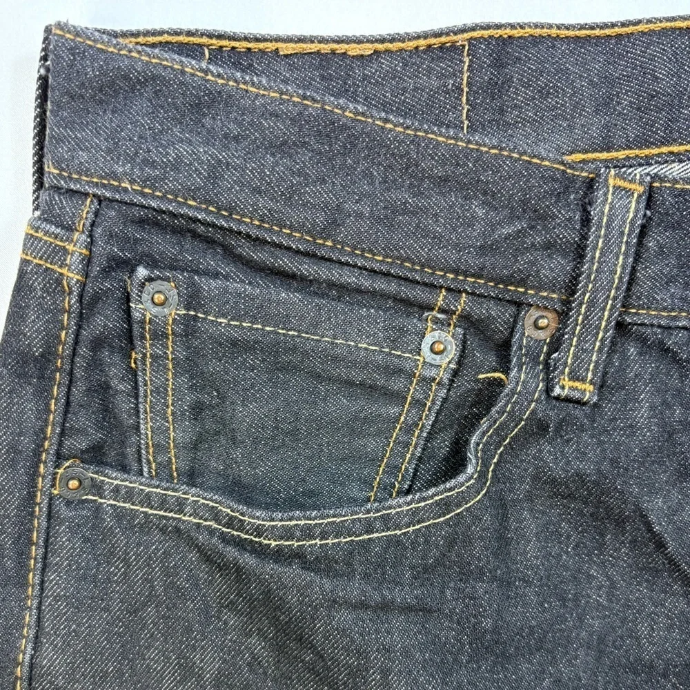 Levi's Men's 501 XX Original Shrink to Fit Button Fly Jeans in Black- Size 32x30
